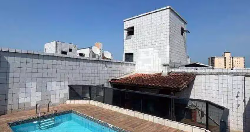 Cobertura com 4 dormitórios à venda, 245 m² por r$ 900.000,00 - ocian - praia grande/sp