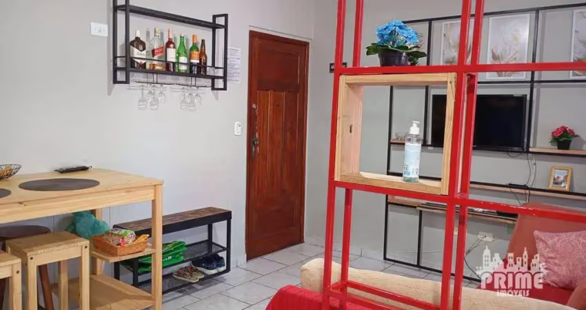 Apartamento com 1 dormitório à venda, 36 m² por r$ 233.000,00 - ocian - praia grande/sp