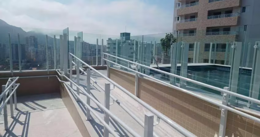 Apartamento com 1 dormitório para alugar, 44 m² por r$ 2.300,00/mês - boqueirão - praia grande/sp