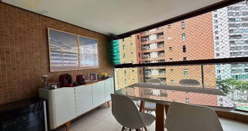 Apartamento com 3 dormitórios, 136 m² - venda por r$ 1.400.000,00 ou aluguel por r$ 9.005,71/mês - alphaville - salvador/ba