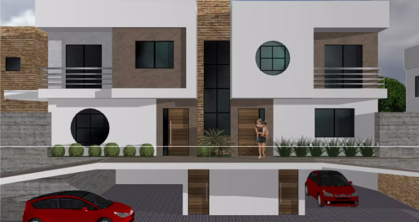 Sobrados com 4 vagas de Garagem