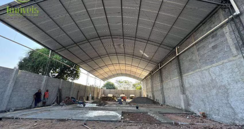 Galpão para alugar, 600 m² por r$ 3.500,00/mês - retiro são joaquim - itaboraí/rj