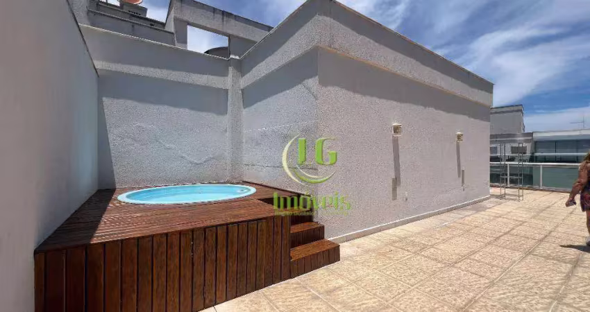 Cobertura com 3 quartos para alugar, 209 m² por r$ 9.425/mês - camboinhas - niterói/rj