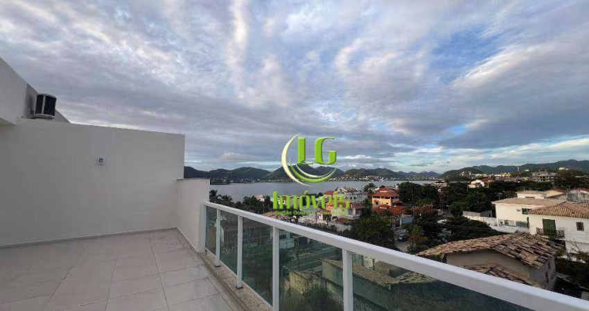 Cobertura com Quartos, 71 m² - venda por R$ 1.100.000 ou aluguel por R$ 3.969/mês - Piratininga - Niterói/RJ