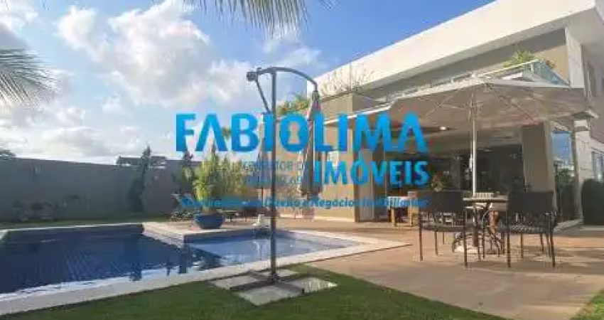 Casa em condomínio fechado com 4 quartos à venda na RUA ABROLHOS, 1, Alphaville (Abrantes), Camaçari