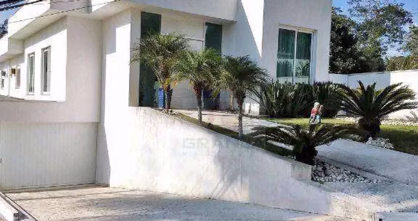 Casa com 5 dormitórios, 500 m² - venda por r$ 4.900.000,00 ou aluguel por r$ 19.178,00/mês - granja viana – são paulo ii - cotia/sp