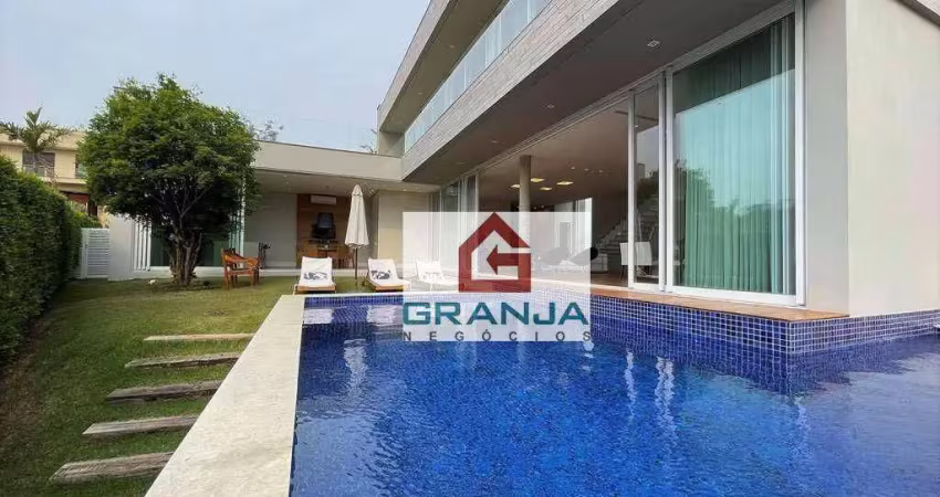 Casa com 4 dormitórios à venda, 561 m² por r$ 3.990.000,00 - granja viana - carapicuíba/sp