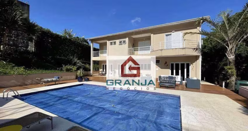 Casa com 5 dormitórios à venda, 610 m² por r$ 4.600.000,00 - granja viana - cotia/sp