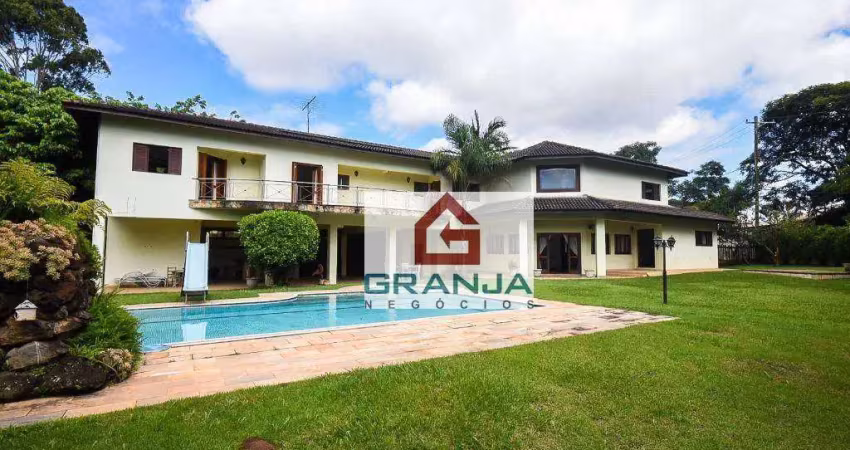 Casa com 4 dormitórios à venda, 700 m² por r$ 2.600.000,00 - granja viana - jandira/sp