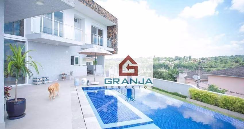 Casa com 4 dormitórios à venda, 632 m² por R$ 4.700.000,00 - Granja Viana - Cotia/SP