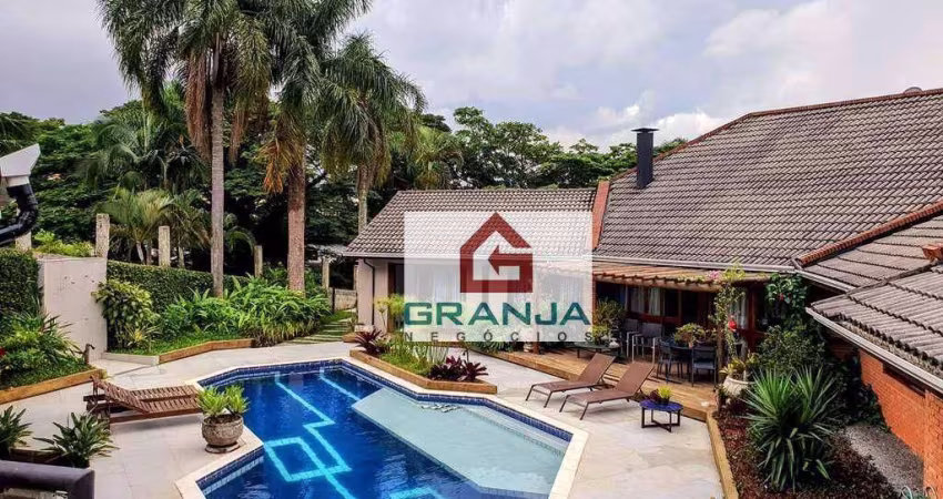 Casa com 5 dormitórios, 850 m² - venda por R$ 3.800.000,00 ou aluguel por R$ 16.000,00/mês - Granja Viana - Carapicuíba/SP