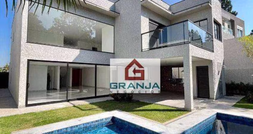 Casa com 4 dormitórios à venda, 416 m² por R$ 4.200.000,00 - Granja Viana - Alphaville Granja Viana - Carapicuíba/SP