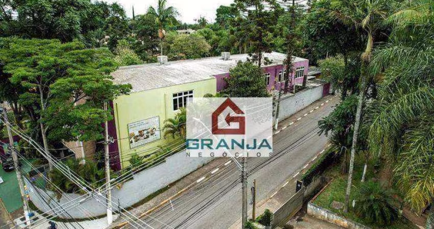 Oportunidade para Buffet - Salão Equipado com 1370 m² - venda por R$ 3.680.000 ou aluguel por R$ 22.500/mês no miolo da Granja Viana - Cotia