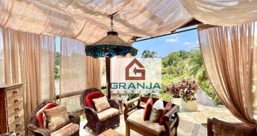 Linda casa rústica contemporânea à venda, 256 m² por R$ 2.450.000 - Granja Viana - Cotia/SP