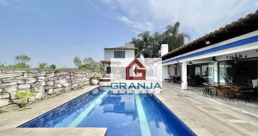 Incrível Imóvel Térreo com 4 dormitórios (2 suítes), piscina, sauna, varanda à venda, 548 m² por R$ 1.980.000 - Jardim Passárgada I - Cotia/SP