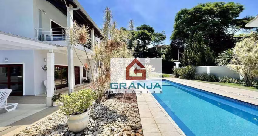 Maravilhoso imóvel com 5 suítes + loft à venda, 618 m² por r$ 3.500.000 - jardim ipês - cotia/sp