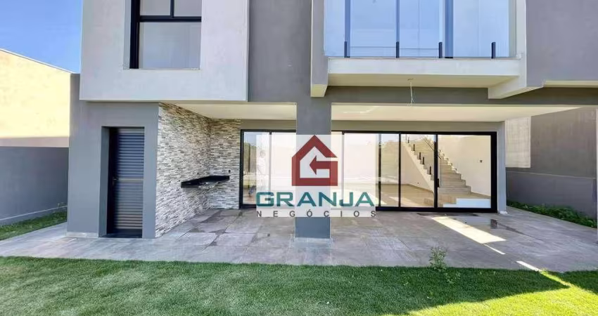 Incrível Casa Nova com 3 suítes, varanda gourmet, piscina, hidro à venda, 230 m² por R$ 1.800.000 - Lago do Sol - Cotia/SP