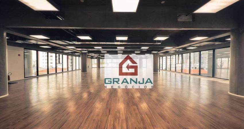 Escritórios em Edifício Corporativo para Alugar totalmente renovado (a partir de 442m² até 883m²)  - Pinheiros - São Paulo/SP