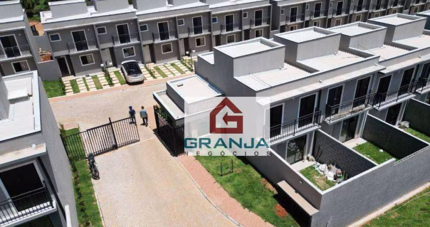 Lançamento com 3 dormitórios (1suíte), quintal, áreas de lazer! à venda, 77 m² por R$ 440.000 - Chácara Ondas Verdes - Cotia/SP