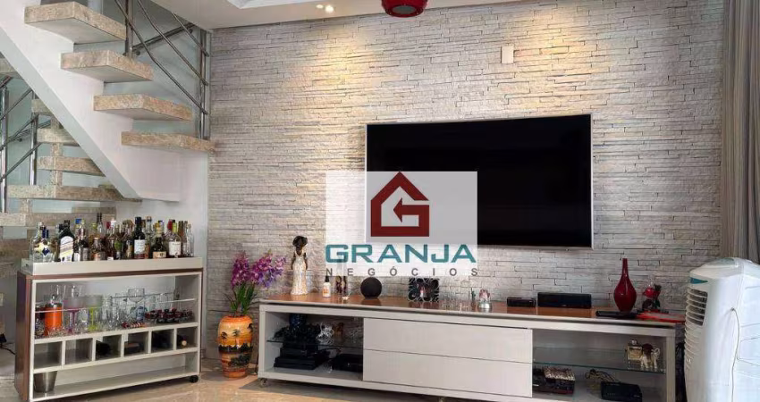 Aconchegante Casa com 3 dormitórios (1 suíte), closet, churrasqueira, quintal, lareira! à venda, 90 m² por R$ 795.000 - Jardim Colibri - Cotia/SP