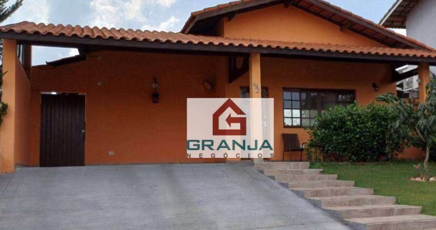 Maravilhosa Casa Térrea com 3dorms/1sts, churrasqueira, piscina, climatizada! venda, 180 m² por R$ 840.000 - Granja Cristiana - Vargem Grande Paulista