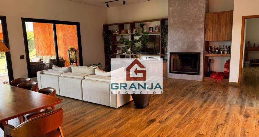 Casa Térrea Moderna e PORTEIRA FECHADA, com 3 suítes à venda, 420 m² por R$ 2.200.000 - Paysage Clair - Vargem Grande Paulista/SP