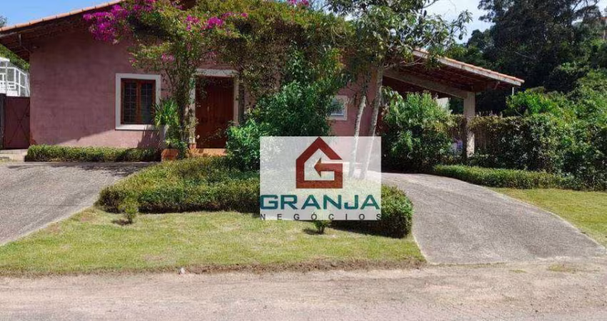 Imóvel Térreo com 3 suítes, gourmet, sustentável, piscina, churrasqueira! à venda, 288 m² por R$ 1.680.000 - Chácara das Paineiras - Carapicuíba/SP