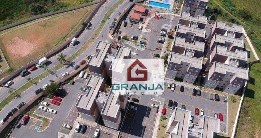 Excelente Apartamento em condomínio com lazer! 2 dormitórios, à venda, 48 m² por R$ 244.000 - Jardim Petrópolis - Cotia/SP