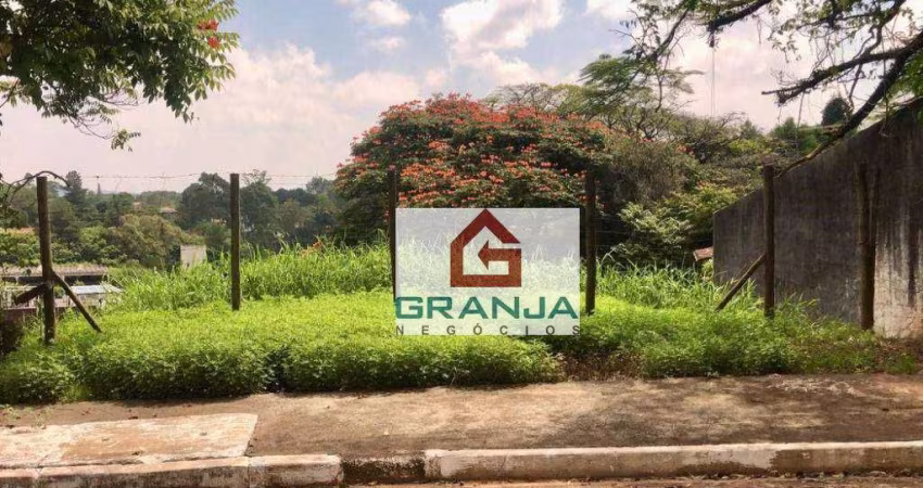 Excelente Terreno em localização privilegiada da Granja Viana! à venda por R$ 1220.000 - Vila Santo Antônio - Cotia/SP