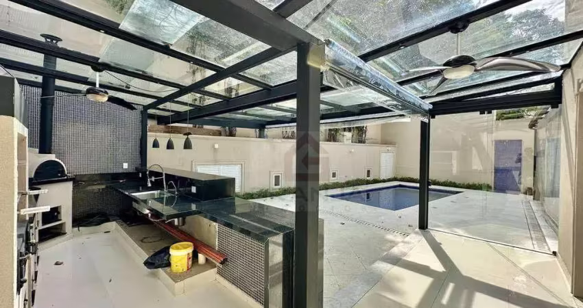 Casa neoclássica sofisticada – totalmente reformada! com 4 suítes, living integrado, lazer! à venda, 468 m² por r$ 3.500.000 - são paulo ii - cotia/sp