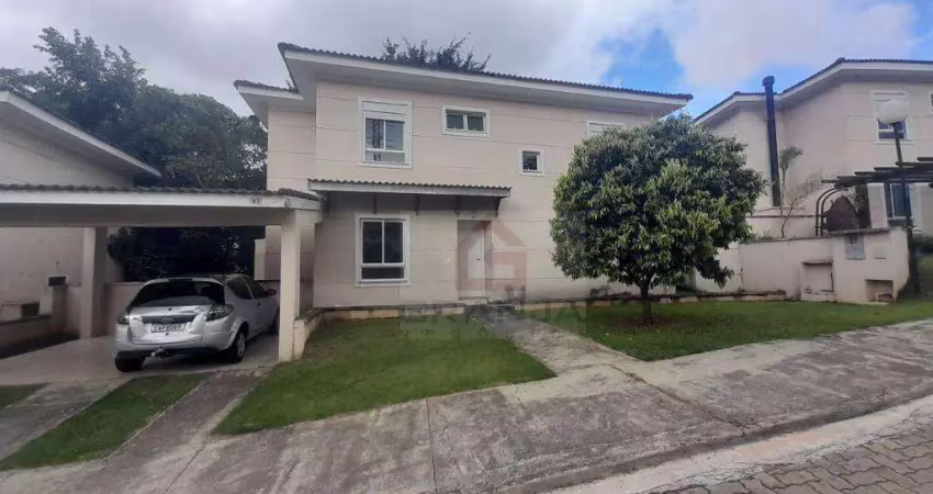 Incrível casa com 4 dorms/2sts, livings integrados, lareira! à venda, 212 m² por r$ 950.000 - jardim da glória - cotia/sp