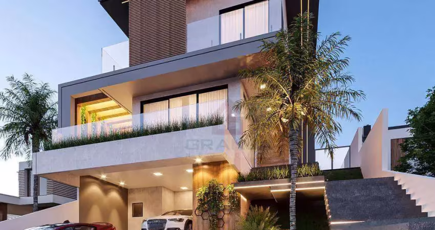 Linda casa com 4 suítes à venda, 256 m² por r$ 1.290.000 - villa rica - vargem grande paulista/sp