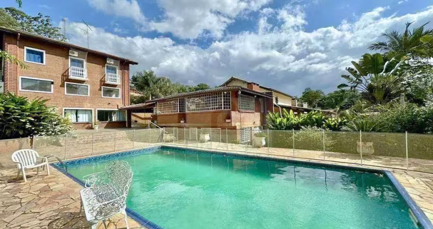 Incrível residência com 5 suítes + casa de hóspedes! 650 m² - venda por r$ 1.790.000,00 ou aluguel por r$ 0/mês - parque dom henrique - cotia/sp
