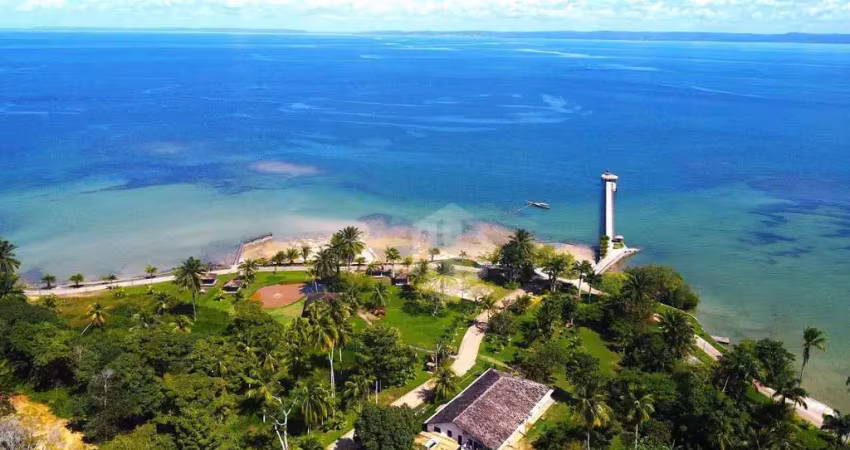 Terreno exclusivo à venda na ilha das bimbarras – de frente mar da baia de todos os santos