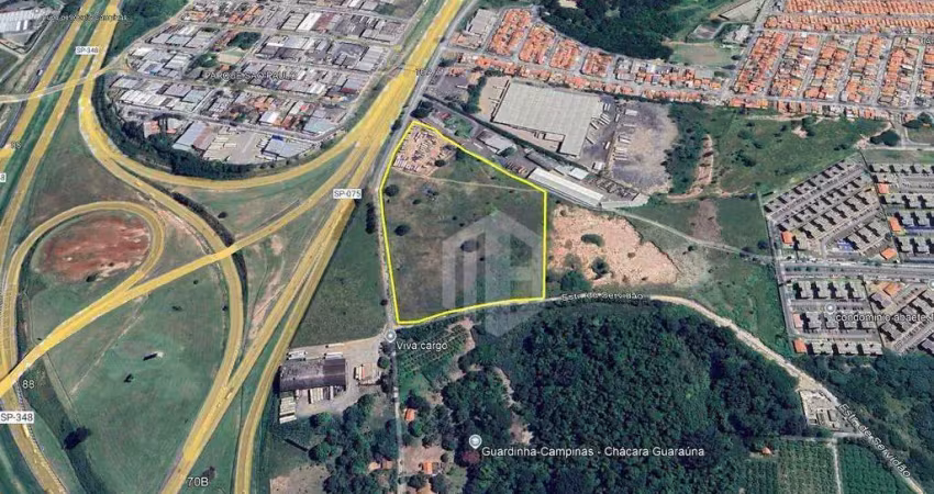 Área de 42.970m² (r$250,00/m²) na esquina das rodovias bandeirantes e santos dumont – campinas/sp