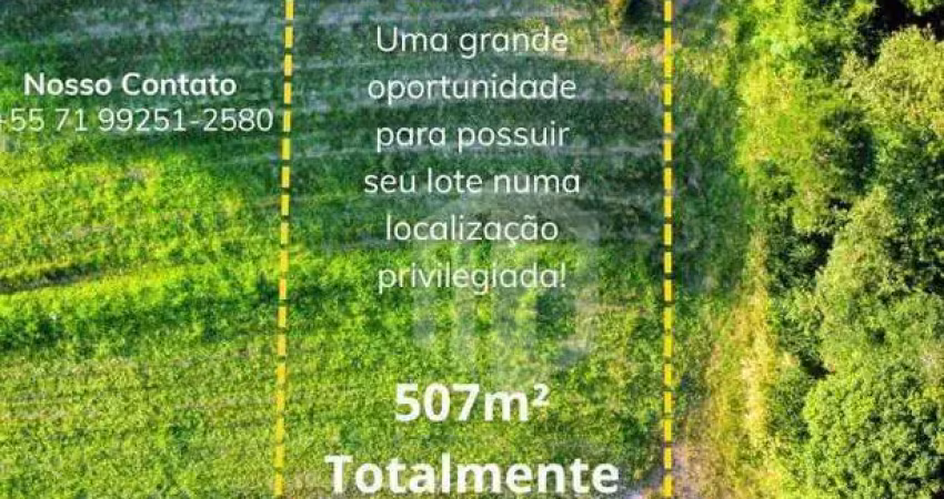 Terreno exclusivo em alphaville litoral norte 3 – 507m², plano, de esquina e vizinho à reserva