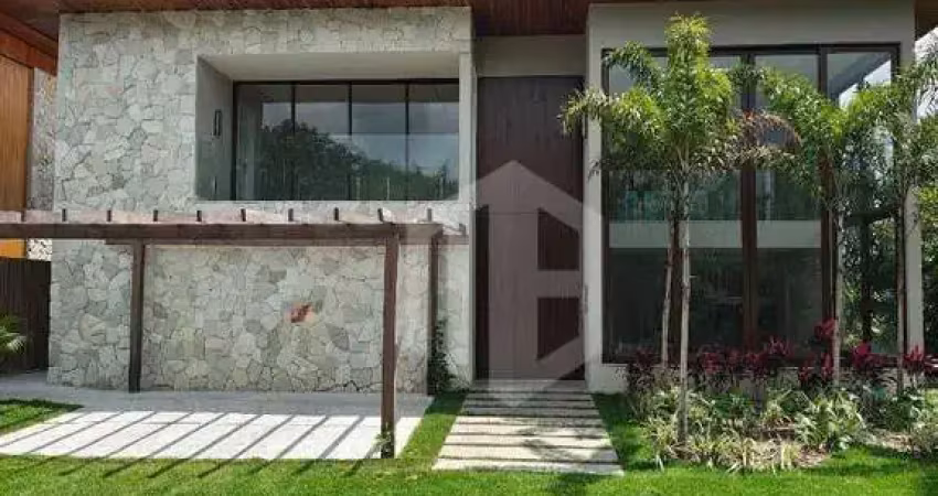 Casa nova à venda no condomínio praia bella em praia do forte – 6 suítes e piscina