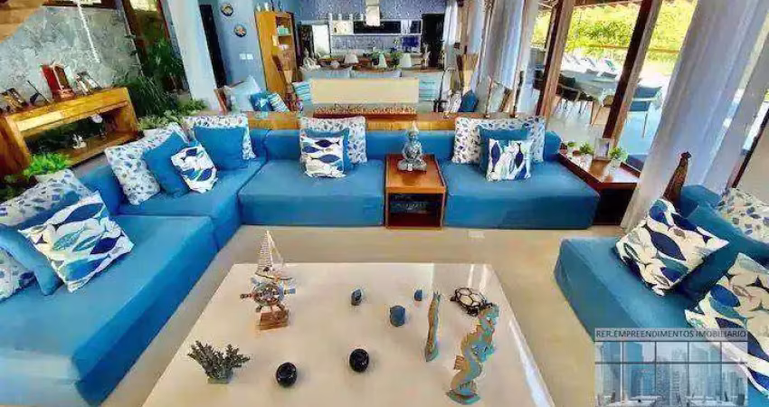 Casa com 9 dormitórios à venda, 910 m² por r$ 13.000.000,00 - urubu - ilhabela/sp