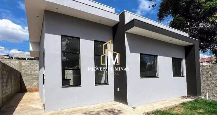 Casa á venda com 03 quartos sendo 01 suíte, terreno de 186m² em Igarapé MG!