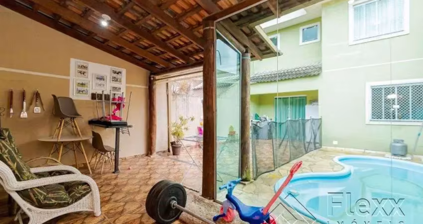 Sobrado com 3 dormitórios à venda, 141 m² por r$ 550.000,00 - cajuru - curitiba/pr