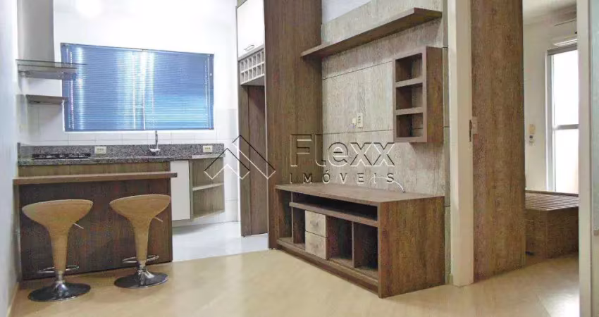 Apartamento com 1 dormitório à venda, 33 m² por r$ 400.000,00 - portão - curitiba/pr