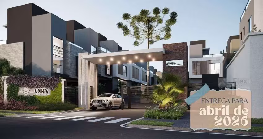 Casa com 3 dormitórios à venda, 217 m² por r$ 1.716.347,50 - bacacheri - curitiba/pr