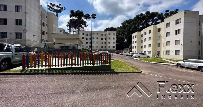 Apartamento com 2 dormitórios à venda, 45 m² por r$ 180.000,00 - cachoeira - curitiba/pr