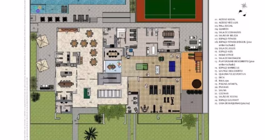 Apartamento à venda no Gutierrez em BH: 3 quartos, 1 suíte, 85,15m², 2 vagas de garagem!