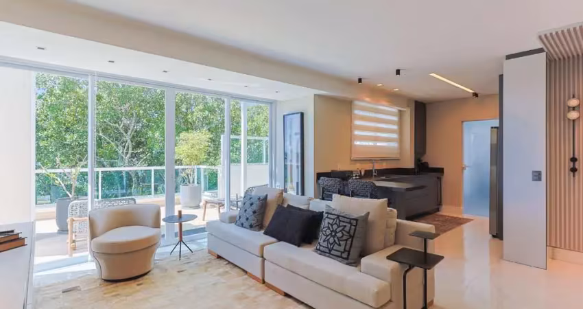 Cobertura para venda em jurerê com 2 quartos, sendo 1 suíte, 166m²