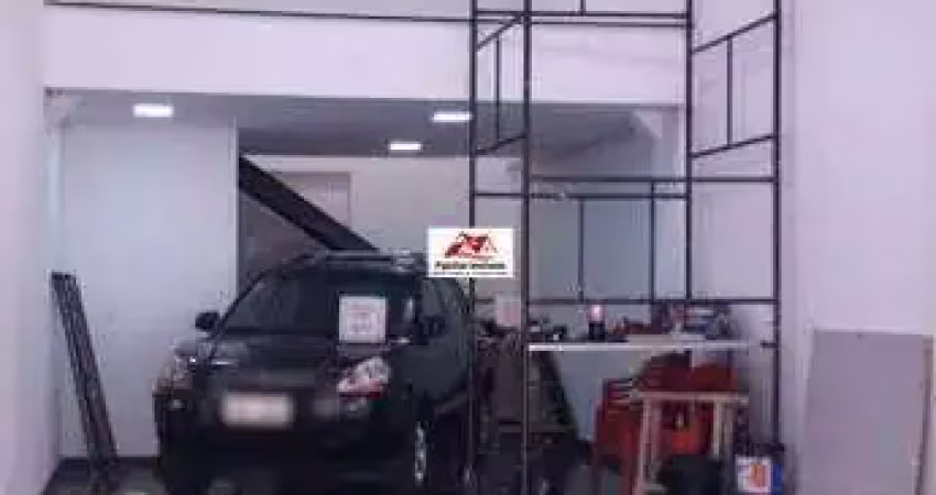 Salão novo de 150m² com pé direito de 7 metros, mezanino, copa e 2 banheiros por 8.000,00/mês na rua baguari - tatuapé/sp