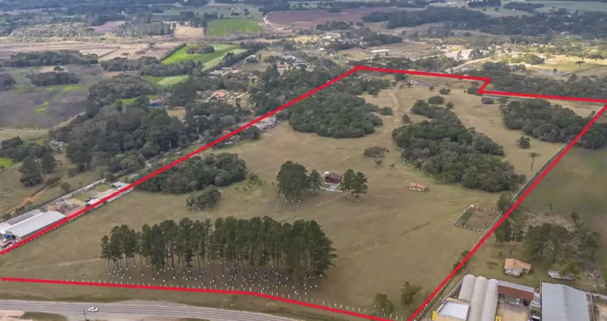 Sítio espetacular 171.632 m² com frente de 290 metros para a rodovia pr 281 em tijucas do sul/pr apenas 50 minutos de curitiba