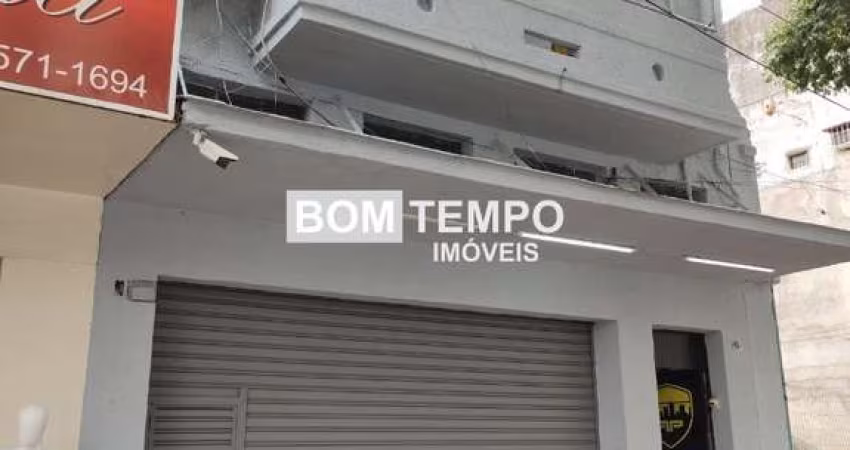 Lojão 382m²: Térreo 98m². Sobre loja 179m² + 105m²