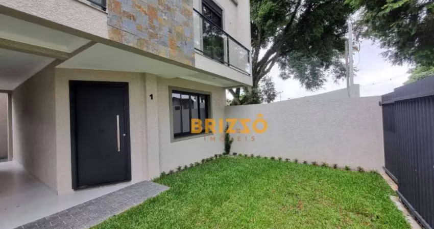 Sobrado com terraço e 3 dormitórios, sendo 1 suíte à venda, 133 m² por R$ 795.000 - São Braz - Curitiba/PR