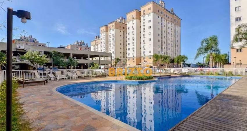 Apartamento em condominio clube, face norte com 3 dormitórios à venda, 68 m² por R$ 410.000 - Guaíra - Curitiba/PR